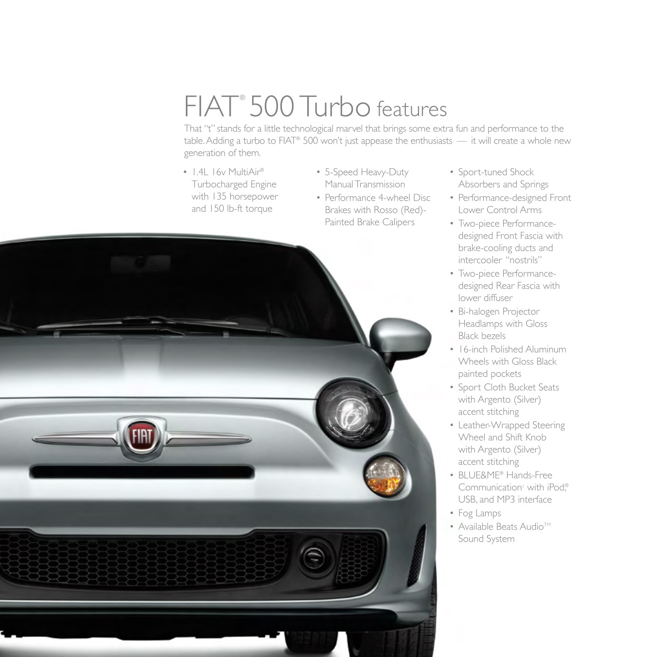 2015 Fiat 500 Brochure Page 69